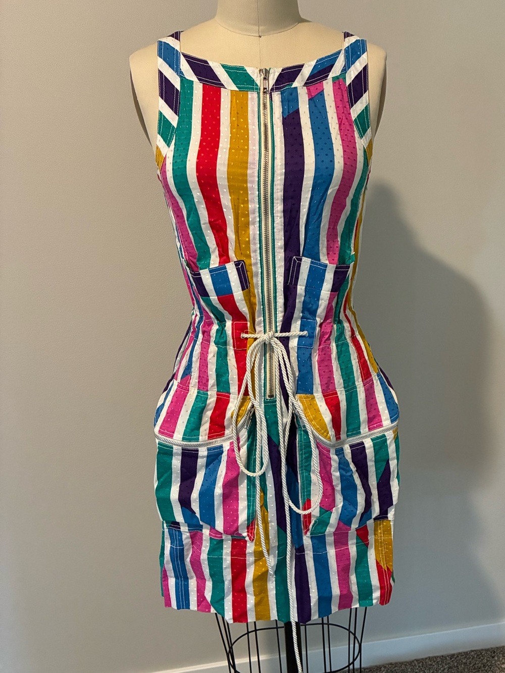 Vintage Marc by Marc Jacobs colorful rainbow striped dress